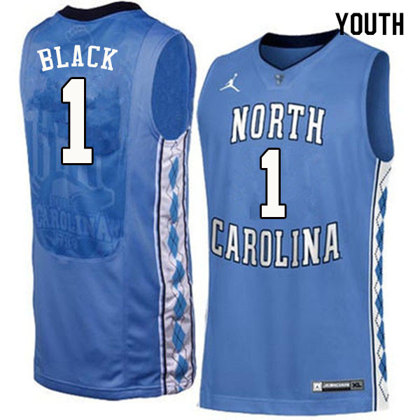 black unc basketball jersey